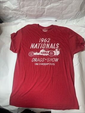 NHRA Originals 1962 Nationals Indianapolis Drags • Show - Red Graphic Tee